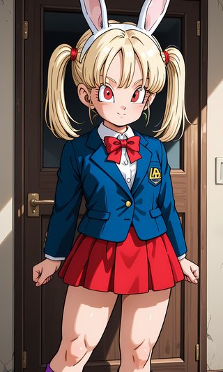 【AI画像】ウサギの女の子「パシフィカちゃん」のドラゴンボール（鳥山明）風イラスト