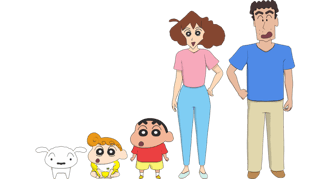 AIに・クレヨンしんちゃんを実写にしてと言ったらこうなった