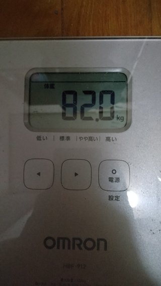 7月1日88.2キロからスタート