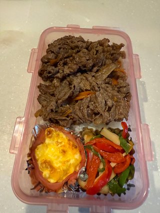 お弁当見せてください