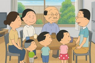 AIに　サザエさんを　実写にして　といったら