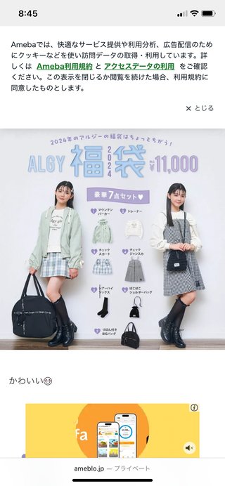 年末年始に販売される服の福袋って