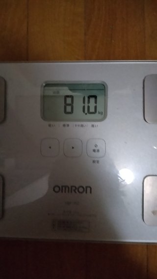 7月1日88.2キロからスタート