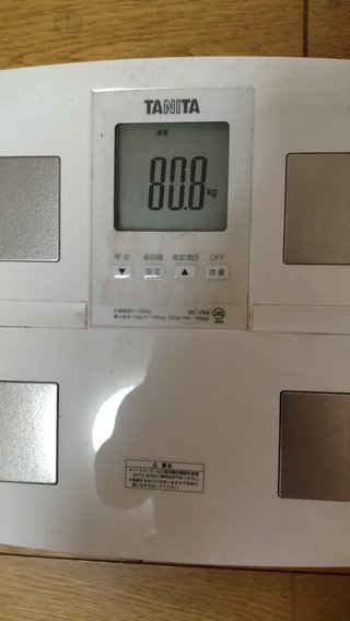 7月1日88.2キロからスタート