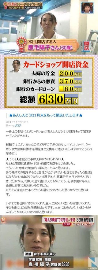 借金して店を開いた夫婦の末路…