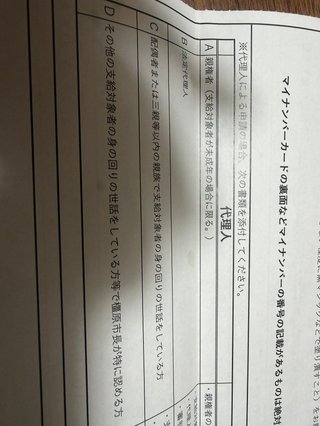 誰か教えて。この表の場合母親は代理人になれないですか？