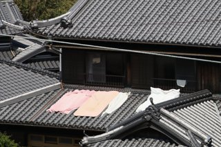 今って普通の住宅街でも布団干す人いないの？