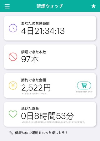 禁煙チャレンジ