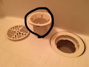 お風呂の排水溝の