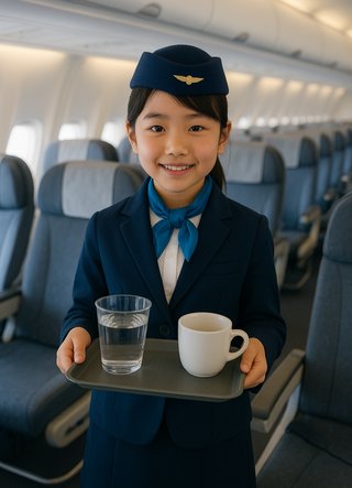 乗務役をしたいなお子さんいますか？