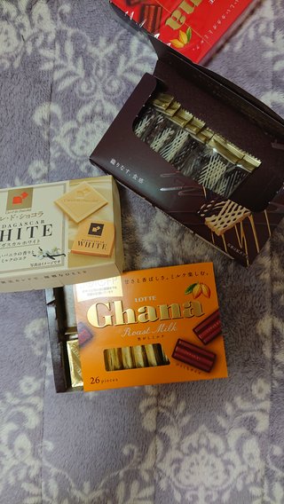 チョコが止まらない。