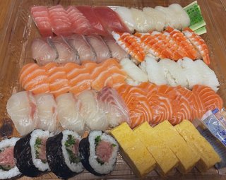 シマシマになってるお寿司🍣