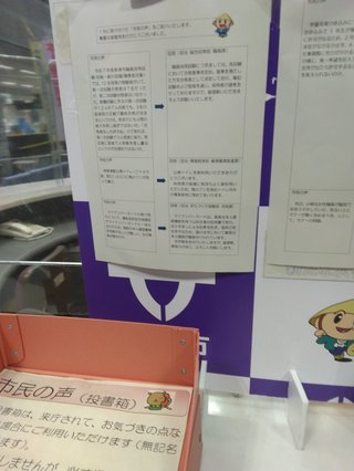 草津市役所の「市民の声」が偶然目に留まりました