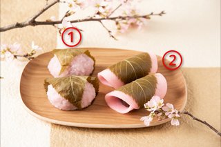 桜餅、あなたが思い浮かべるのはどっち？