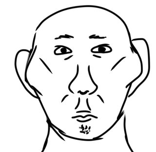 私の輪郭こうなんだけど