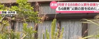 同居する父親を殺害した息子を逮捕