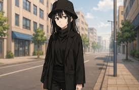 全身黒ファッションってどんな印象？