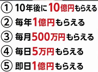 あなたなら何番？