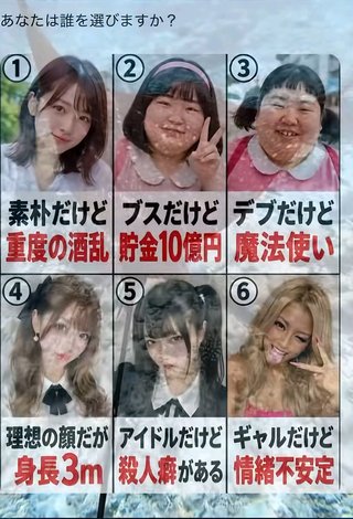 あなたは何番選びますか？