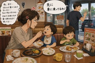 隣の席の旦那さんにびっくりした話。