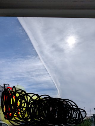 これって地震雲？