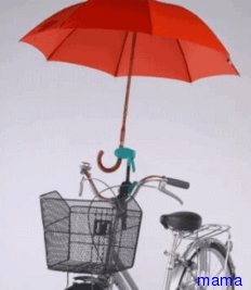自転車通勤のママさん。雨の日対策は？