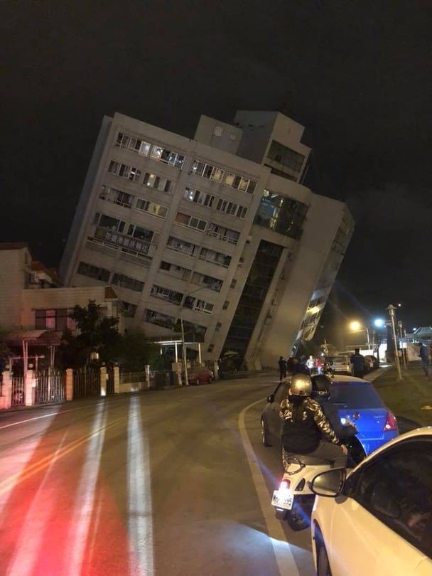 台湾でM6.0の地震　ホテルが崩れるなどし、４人死亡…日本人２人が負傷