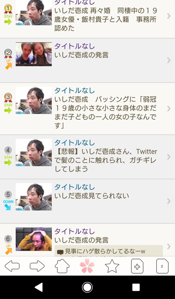 【悲報】いしだ壱成さん、Twitterで髪のことに触れられ、ガチギレしてしまう