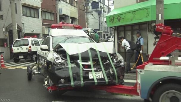 【大阪・生野区】パトカーに車で体当たりし逃走していた韓国籍の男（46）を殺人未遂で逮捕