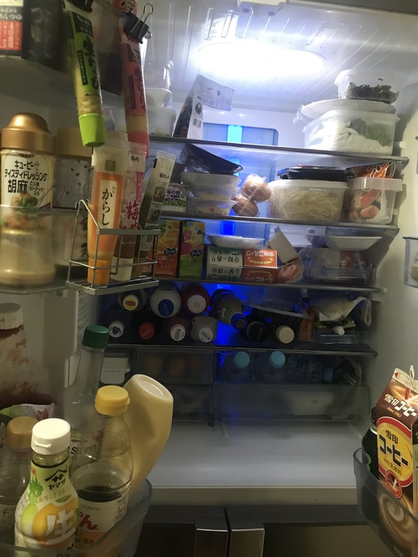 冷蔵庫のなか見ていいよ