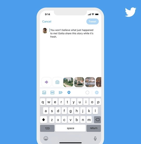 Twitter、音声ツイートを投稿できるように ～まずはiOSアプリの一部ユーザーから