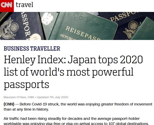 米CNN「世界でも最も信用できる国籍は日本」 世界に通知