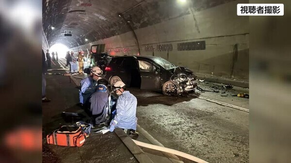 【広島】誤って国道を逆走しトンネル内で正面衝突事故　70代男性が死亡　50代男性重症　竹原市